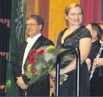Das Polizeimusikkorps Baden-Würtemberg gab Gedenkkonzert mit Anna Elina Reimers am 18.11.2009
